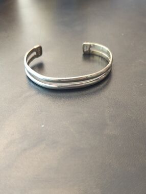Split Sterling Silver Cuff